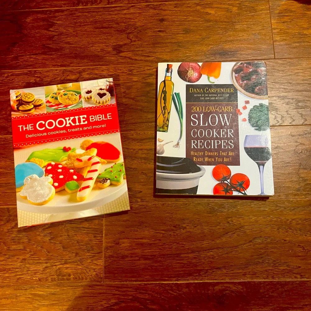 2 cookbooks- healthy excellent condition